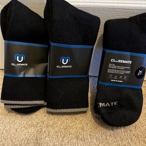 Men's Black Socks 3 pair